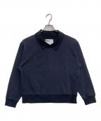 MHLエムエイチエル）の古着「AIR COTTON JERSEY」｜ネイビー