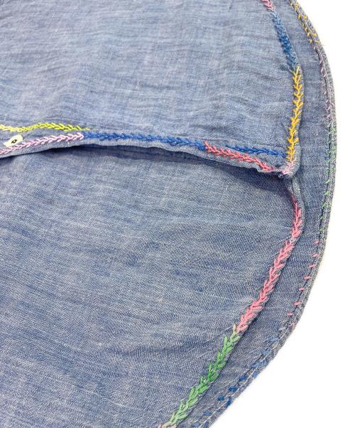 golden Line（ゴールデンライン）golden Line (ゴールデンライン) 刺繍デニムシャツ インディゴ サイズ:不明の古着・服飾アイテム