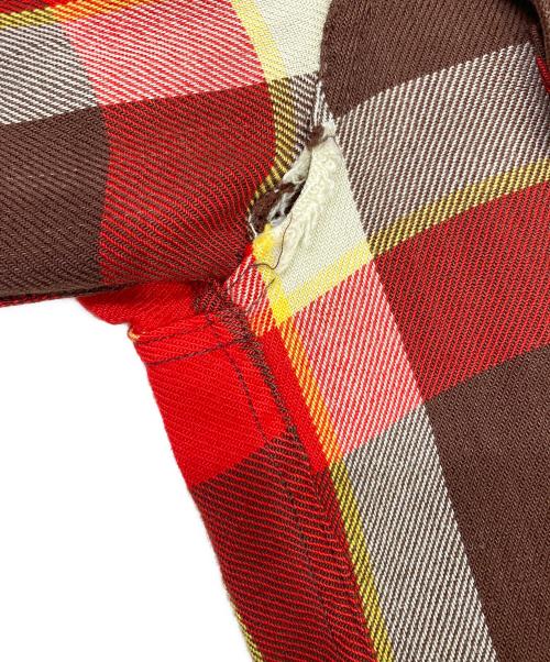 USED（ユーズド）USED (ユーズド) オープンカラーシャツ レッド サイズ:表記無しの古着・服飾アイテム