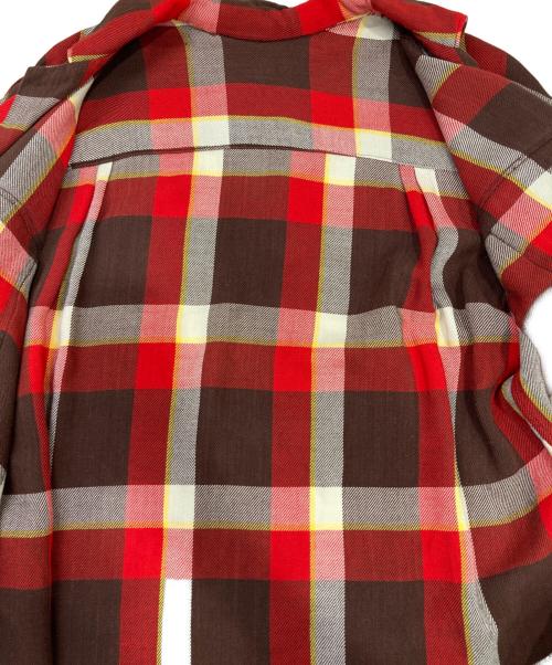 USED（ユーズド）USED (ユーズド) オープンカラーシャツ レッド サイズ:表記無しの古着・服飾アイテム