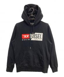 DIESEL（ディーゼル）の古着「プルオーバーパーカー」｜ブラック