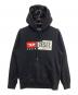 DIESEL（ディーゼル）の古着「プルオーバーパーカー」｜ブラック