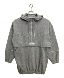 X-GIRL（エックスガール）の古着「SWEAT ANORAK DRESS」｜グレー
