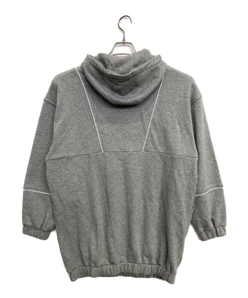 X-GIRL（エックスガール）X-girl (エックスガール) SWEAT ANORAK DRESS グレー サイズ:Sの古着・服飾アイテム