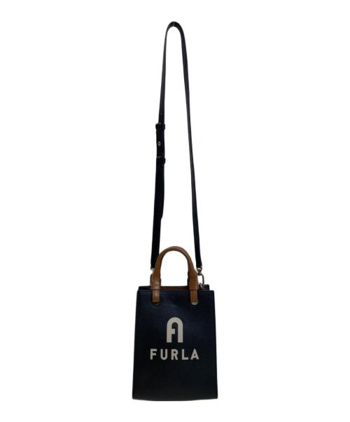 FURLA（フルラ）FURLA (フルラ) アミナトートバッグ ブラックの古着・服飾アイテム
