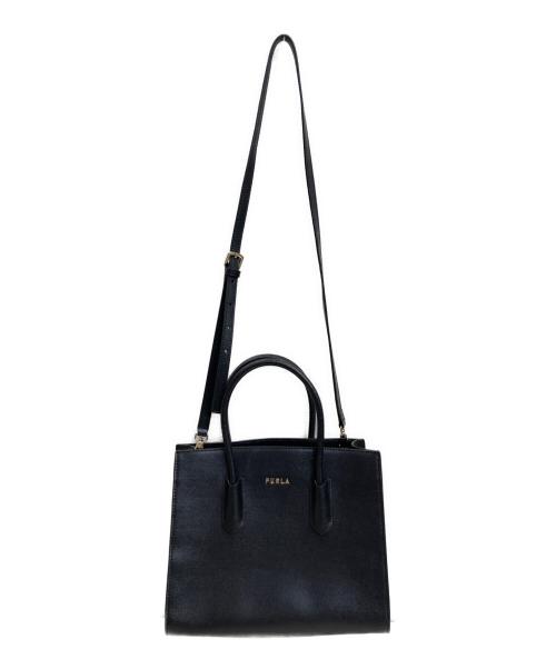 FURLA（フルラ）FURLA (フルラ) 2WAYバッグ ブラックの古着・服飾アイテム
