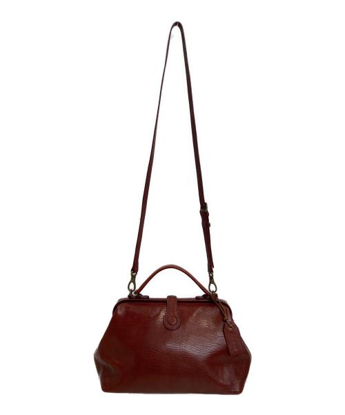 ATELIER NUU（アトリエヌウ）atelier nuu (アトリエヌウ) Lezza botanica vino 2way ミニダレスバッグ ワインレッドの古着・服飾アイテム