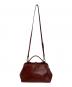 atelier nuu (アトリエヌウ) Lezza botanica vino 2way ミニダレスバッグ ワインレッド：8000円
