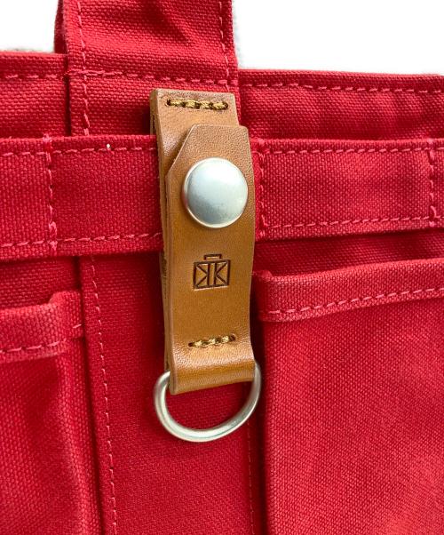 KAWANISHI KABAN（カワニシカバン）KAWANISHI KABAN (カワニシカバン) grabe mini ハンドバッグ レッドの古着・服飾アイテム