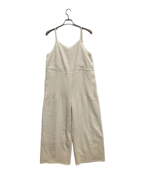 Spick and Span（スピック＆スパン）Spick and Span (スピック＆スパン) ドットジャガードサロペット アイボリー サイズ:38 未使用品の古着・服飾アイテム