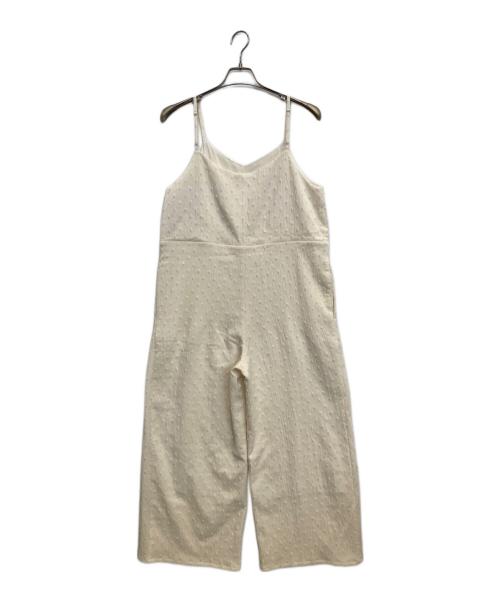 Spick and Span（スピック＆スパン）Spick and Span (スピック＆スパン) ドットジャガードサロペット アイボリー サイズ:38 未使用品の古着・服飾アイテム