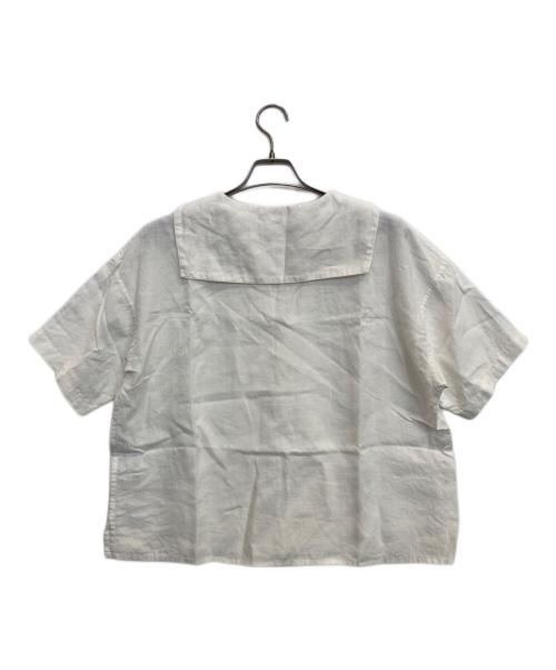 ORCIVAL（オーシバル）ORCIVAL (オーシバル) リネン セーラーカラープルオーバーシャツ ホワイト サイズ:1の古着・服飾アイテム