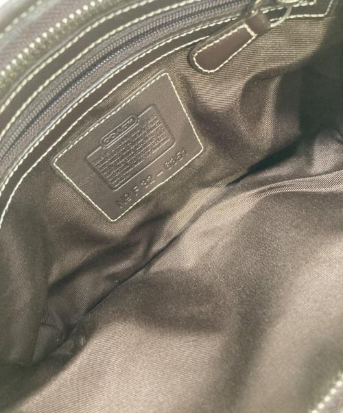 COACH（コーチ）COACH (コーチ) ワンショルダーバッグ レッド×ブラウンの古着・服飾アイテム