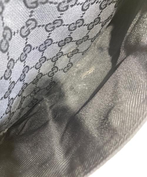 GUCCI（グッチ）GUCCI (グッチ) GGキャンバス ショルダーバッグ ブラックの古着・服飾アイテム
