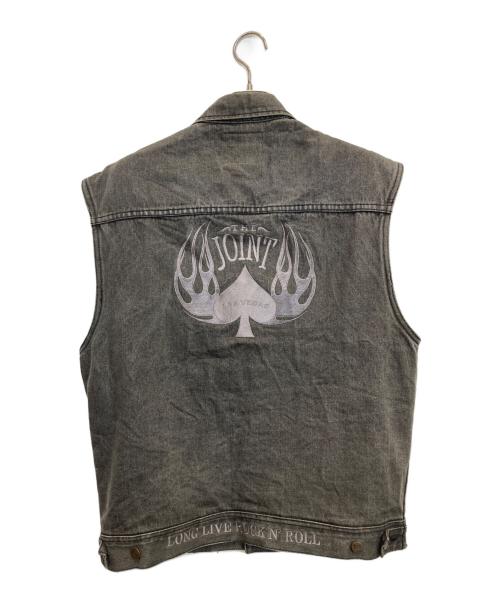 Hard Rock cafe（ハードロックカフェ）Hard Rock cafe (ハードロックカフェ) デニムコート ブラック サイズ:Lの古着・服飾アイテム