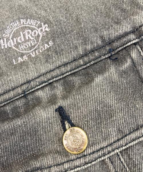 Hard Rock cafe（ハードロックカフェ）Hard Rock cafe (ハードロックカフェ) デニムコート ブラック サイズ:Lの古着・服飾アイテム