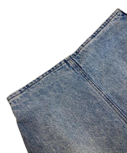 MEYAME（メヤメ）MEYAME (メヤメ) DENIME UPSIDE-DOWN SKIRT ブルー サイズ:1の古着・服飾アイテム