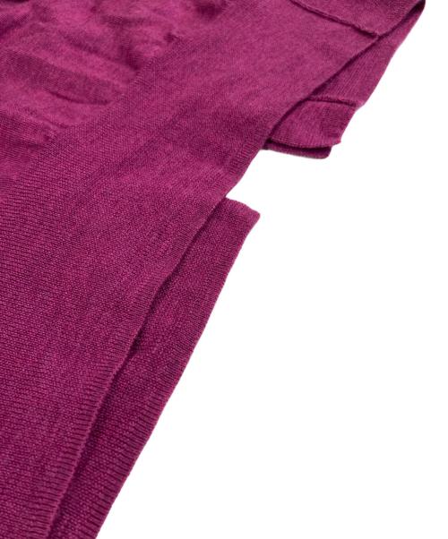 Vivienne Westwood ANGLOMANIA（ヴィヴィアンウエストウッドアングロマニア）Vivienne Westwood ANGLOMANIA (ヴィヴィアンウエストウッドアングロマニア) オーブ刺繍カーディガン パープル サイズ:Mの古着・服飾アイテム