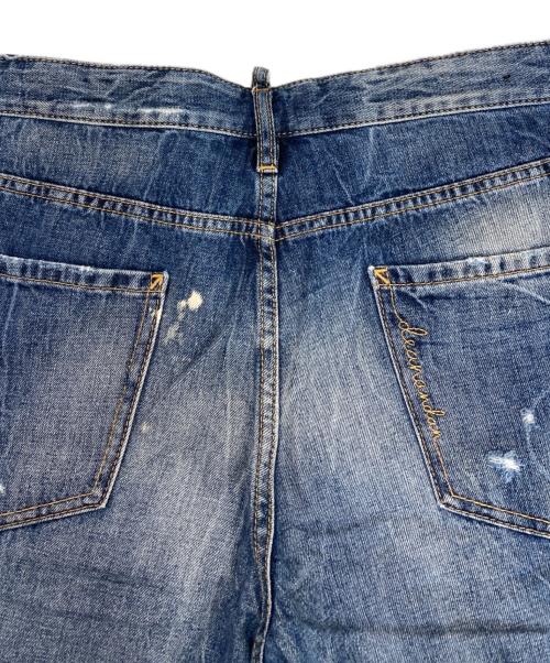 DSQUARED2（ディースクエアード）DSQUARED2 (ディースクエアード) SNOW WASH HOCKNEY JEAN インディゴ サイズ:48の古着・服飾アイテム