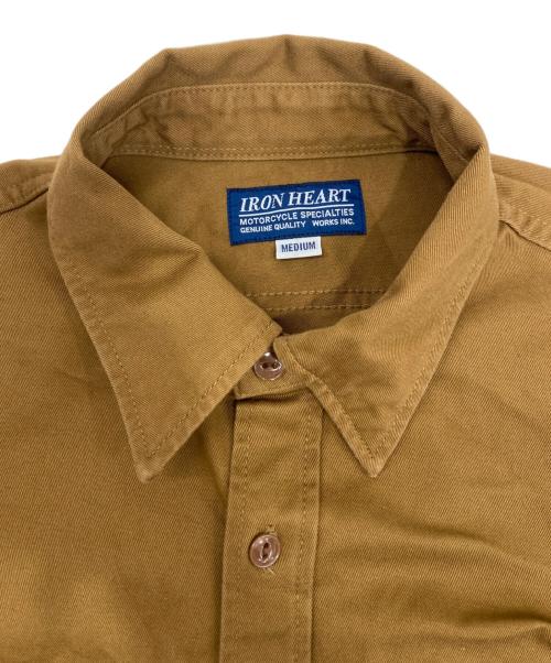 IRON HEART（アイアンハート）IRON HEART (アイアンハート) ワークシャツ ベージュ サイズ:Mの古着・服飾アイテム