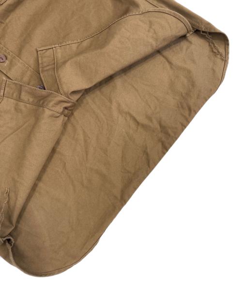 IRON HEART（アイアンハート）IRON HEART (アイアンハート) ワークシャツ ベージュ サイズ:Mの古着・服飾アイテム