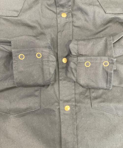 SHIP JOHN（シップジョン）ship john (シップジョン) ワークシャツ ブラック サイズ:SMの古着・服飾アイテム
