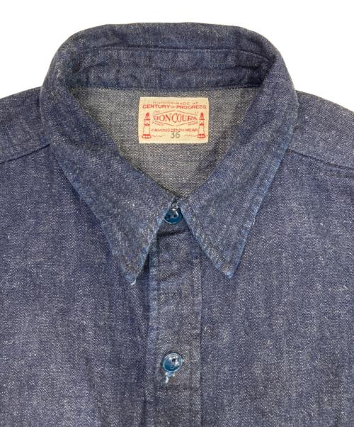 BONCOURA（ボンクラ）BONCOURA (ボンクラ) デニムシャツ ネイビー サイズ:36の古着・服飾アイテム