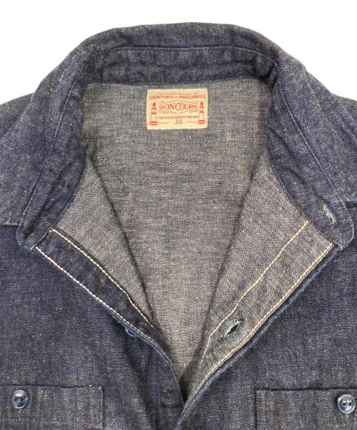 BONCOURA（ボンクラ）BONCOURA (ボンクラ) デニムシャツ ネイビー サイズ:36の古着・服飾アイテム