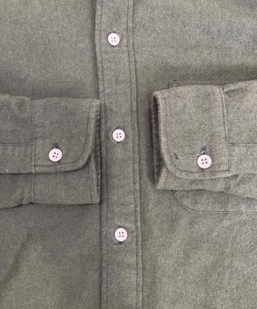 BONCOURA（ボンクラ）BONCOURA (ボンクラ) モールスキンボタンダウンシャツ グリーン サイズ:36の古着・服飾アイテム