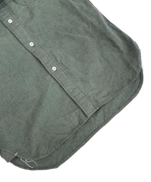 BONCOURA（ボンクラ）BONCOURA (ボンクラ) モールスキンボタンダウンシャツ グリーン サイズ:36の古着・服飾アイテム