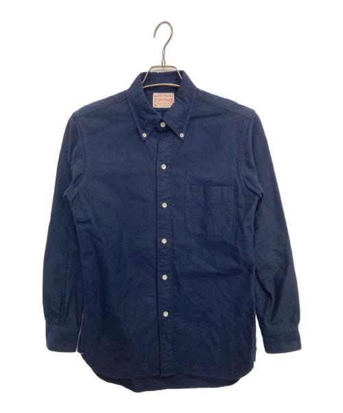 BONCOURA（ボンクラ）BONCOURA (ボンクラ) モールスキンボタンダウンシャツ ネイビー サイズ:36の古着・服飾アイテム