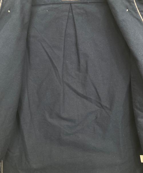 BONCOURA（ボンクラ）BONCOURA (ボンクラ) モールスキンボタンダウンシャツ ネイビー サイズ:36の古着・服飾アイテム