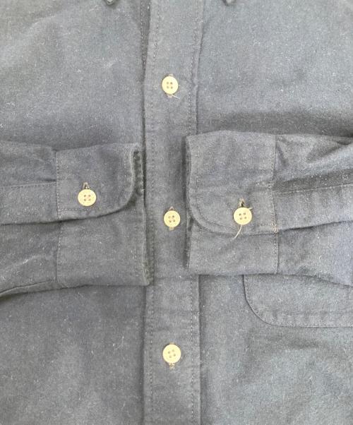 BONCOURA（ボンクラ）BONCOURA (ボンクラ) モールスキンボタンダウンシャツ ネイビー サイズ:36の古着・服飾アイテム