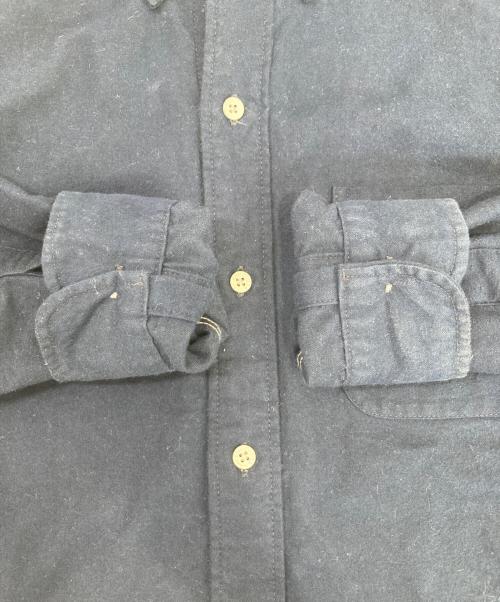BONCOURA（ボンクラ）BONCOURA (ボンクラ) モールスキンボタンダウンシャツ ネイビー サイズ:36の古着・服飾アイテム