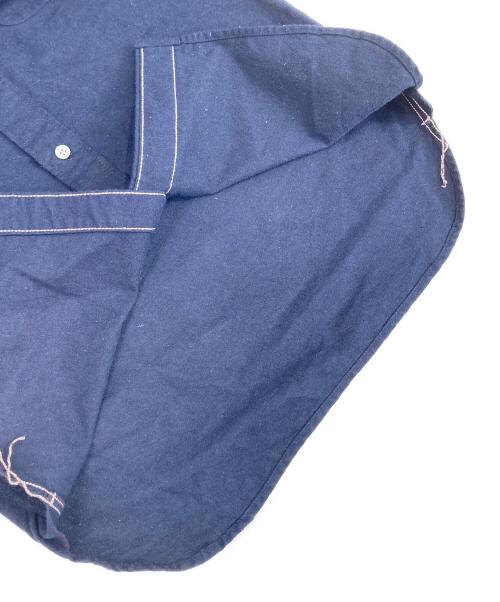 BONCOURA（ボンクラ）BONCOURA (ボンクラ) モールスキンボタンダウンシャツ ネイビー サイズ:36の古着・服飾アイテム