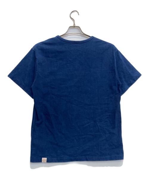 BONCOURA（ボンクラ）BONCOURA (ボンクラ) ヘビーウエイトポケットTシャツ インディゴ サイズ:36の古着・服飾アイテム