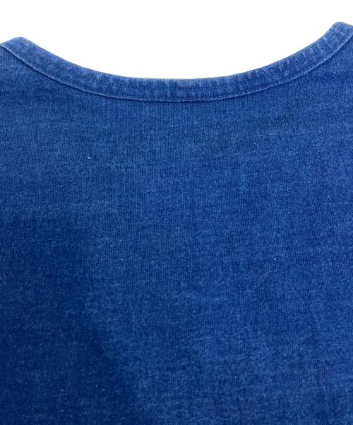 BONCOURA（ボンクラ）BONCOURA (ボンクラ) ヘビーウエイトポケットTシャツ インディゴ サイズ:36の古着・服飾アイテム