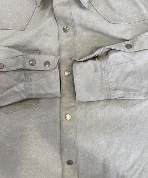 SHIP JOHN（シップジョン）ship john (シップジョン) ワークシャツ ベージュ サイズ:Sの古着・服飾アイテム