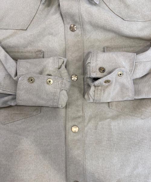 SHIP JOHN（シップジョン）ship john (シップジョン) ワークシャツ ベージュ サイズ:Sの古着・服飾アイテム