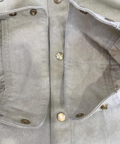 SHIP JOHN（シップジョン）ship john (シップジョン) ワークシャツ ベージュ サイズ:Sの古着・服飾アイテム