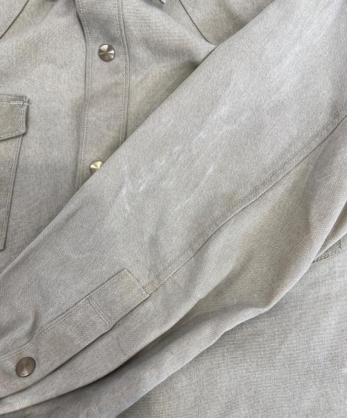 SHIP JOHN（シップジョン）ship john (シップジョン) ワークシャツ ベージュ サイズ:Sの古着・服飾アイテム