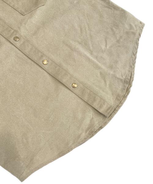 SHIP JOHN（シップジョン）ship john (シップジョン) ワークシャツ ベージュ サイズ:Sの古着・服飾アイテム