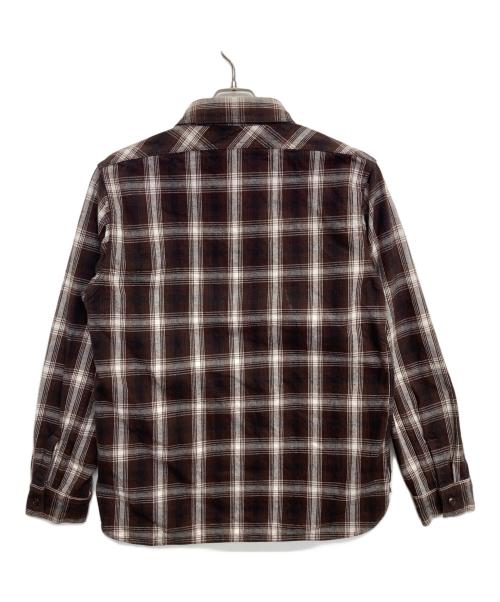 FULLCOUNT（フルカウント）FULLCOUNT (フルカウント) チェックシャツ ブラウン サイズ:40の古着・服飾アイテム