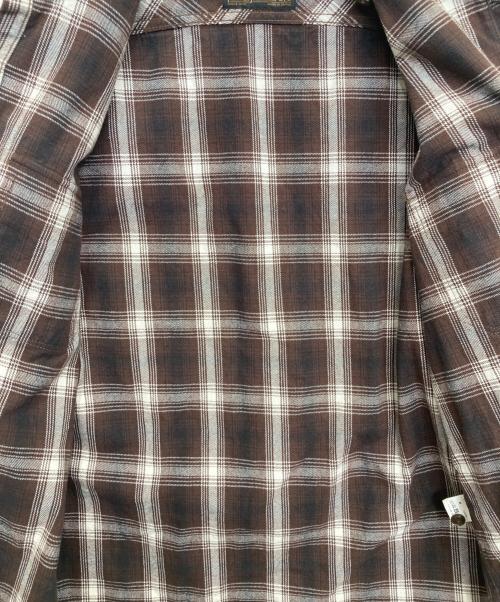 FULLCOUNT（フルカウント）FULLCOUNT (フルカウント) チェックシャツ ブラウン サイズ:40の古着・服飾アイテム