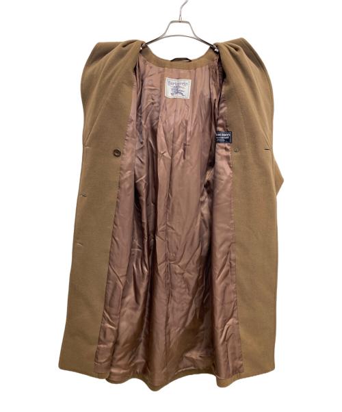 Burberry's（バーバリーズ）Burberry's (バーバリーズ) カシミヤ混フーデッドロングコート ベージュ サイズ:無しの古着・服飾アイテム