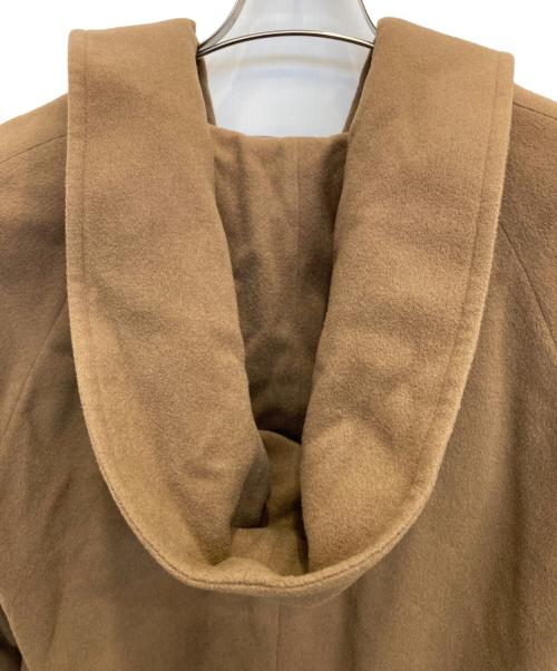 Burberry's（バーバリーズ）Burberry's (バーバリーズ) カシミヤ混フーデッドロングコート ベージュ サイズ:無しの古着・服飾アイテム