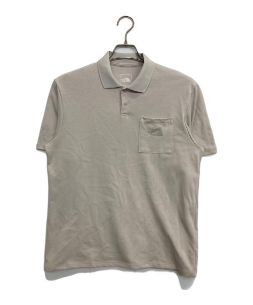 THE NORTH FACE（ザ ノース フェイス）THE NORTH FACE (ザ ノース フェイス) ショートスリーブコンフォーティブネイチャーブリッドポロ ベージュ サイズ:Sの古着・服飾アイテム