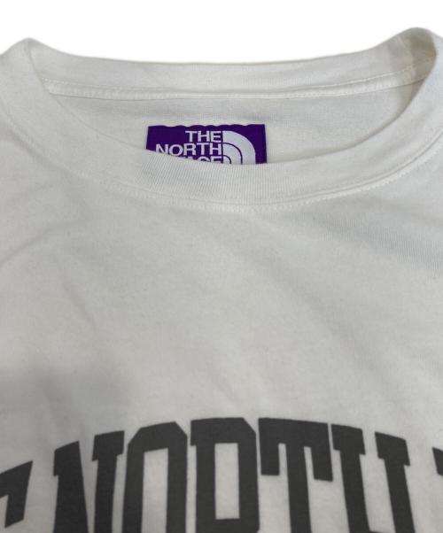 THE NORTHFACE PURPLELABEL（ザ・ノースフェイス パープルレーベル）THE NORTHFACE PURPLELABEL (ザ・ノースフェイス パープルレーベル) Tシャツ ホワイト サイズ:Lの古着・服飾アイテム