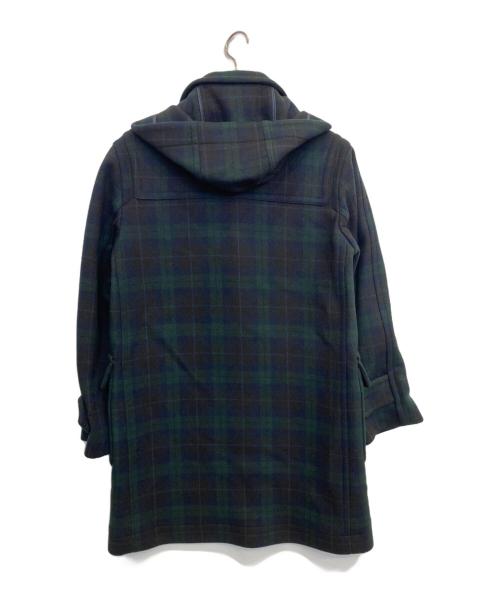SHIPS（シップス）SHIPS (シップス) SHIPSタータン ダッフルコート グリーン サイズ:Ｍの古着・服飾アイテム