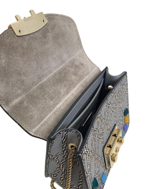 FURLA（フルラ）FURLA (フルラ) チェーンショルダーバッグ ブラックの古着・服飾アイテム